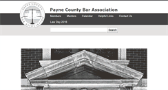 Desktop Screenshot of paynecountybar.org